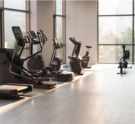 Well-equipped Gym