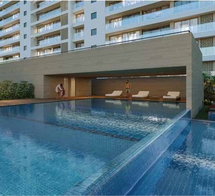 Semi-Covered Swimming Pool